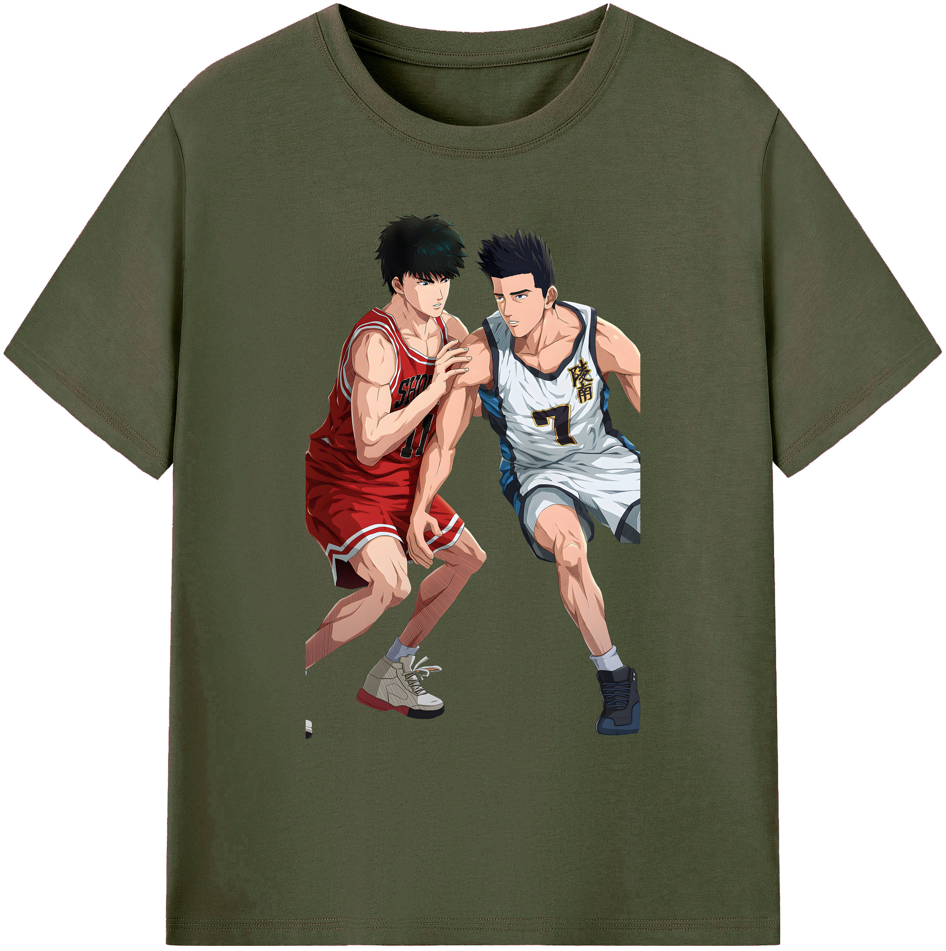 （画像用） SLAM DUNK／スラムダンク 綿100％ メンズ半袖Tシャツ｜肌触りやわらか＆通気性